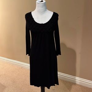 My Tribe black 3/4 sleeve mini dress NWT